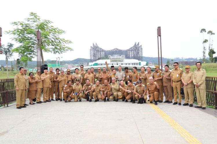 Tinjau IKN Bersama Para Kepala Daerah, Mendagri: Bangga, Hasil Karya Anak Indonesia