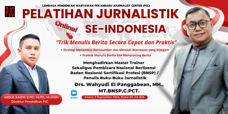 Gelar Pelatihan Jurnalistik Se-Indonesia, Dirut PJC: Kompetensi Wartawan Diharapkan Meningkat