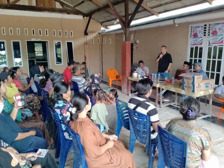 Temu Ramah Dengan Tokoh Masyarakat di Kecamatan Tualang, Irving Kahar Semakin Yakin Memenangkan Pilkada Siak 2024