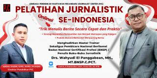 Gelar Pelatihan Jurnalistik Se-Indonesia, Dirut PJC: Kompetensi Wartawan Diharapkan Meningkat