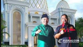 Wujutkan Impian Sang Ayah, Waka DPD GRIB JAYA Riau Bangun Masjid