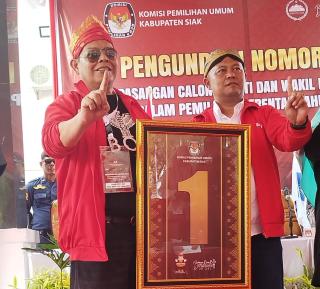 Nomor urut Satu, Paslon Irving - Sugianto Semakin yakin Menangkan Pilkada Siak 2024