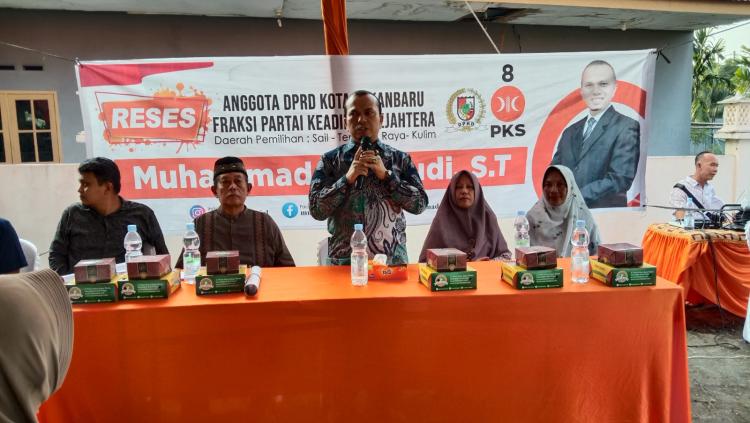 Serap Aspirasi dan Evaluasi Pembangunan, Anggota DPRD Kota Pekanbaru Sabarudi Lakukan Reses di Kulim