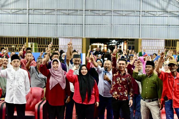 Kampanye Desa Sejangat, Warga Doakan Kasmarni Bagus Santoso Menang