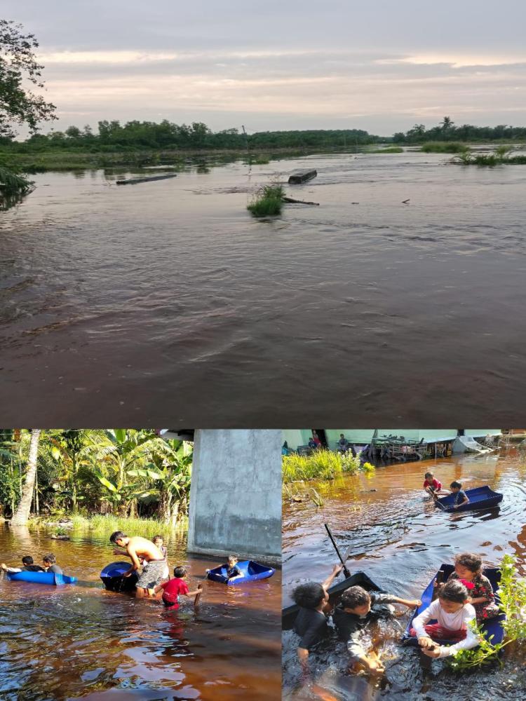 Kota Dumai Alami Banjir Akibat Pasang Rob, Pjs Laporkan Kondisi Terkini ke Pj Gubri 