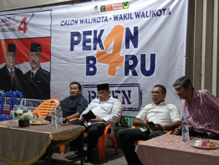 Integritas Dalam Berkata dan Bersikap, Kampriwoto; Masyarakat Pekanbaru Wajib Menangkan P4TEN