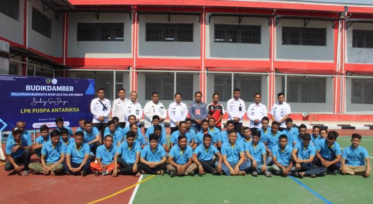 Komitmen Bekali Program Kemandirian, Lapas Bengkalis Gelar Pelatihan BUDIKDAMBER Bagi Warga Binaan 