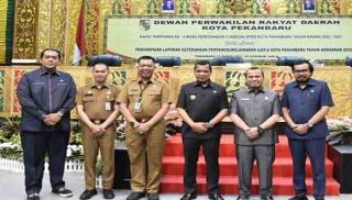 DPRD Pekanbaru Terima LKPj Tahun 2023 dari Pemko