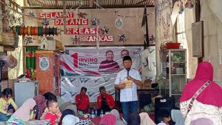 Kampanye Dialogis ISO di Tualang, Masyarakat: Minta UMKM Lebih di Perhatikan