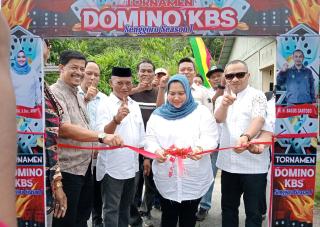 Kasmarni Secara Resmi Buka Turnamen Domino KBS Senggoro Season 1 