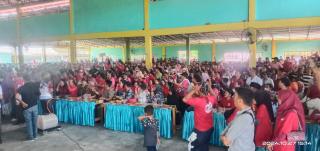 Lautan Manusia Hadiri Kampanye Dialogis ISO di Aula Silalahi Kecamatan Tualang