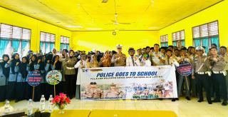 Pentingnya Keselamatan Berlalulintas, Satlantas Polres Siak dan Jasa Raharja Rangkul Pelajar