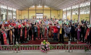 Ikatan Keluarga Batak Kabupaten Bengkalis Beri Dukungan pada Paslon Nomor Urut 1 Kasmarni dan Bagus Santoso