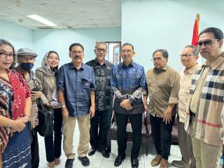Kala Menteri Kebudayaan Fadli Zon Mampir di Kantor PWI