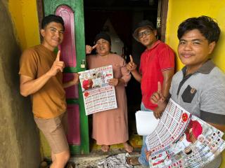 Merasakan Program-program KBS, Warga Desa Sebauk Ingin Paslon Kasmarni - Bagus Santoso Dilanjutkan Lagi
