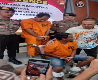 Jemput Sabu 30 Kg dari Sei Pakning, Salah Satu Pelaku di Dor Kedua Kakinya