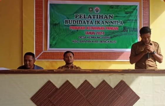 Sesuai Asta Cita Presiden! Pemdes Kembung Baru gelar Pelatihan Budidaya Ikan Nila, Pj: Sekaligus Dukung Program Bermasa