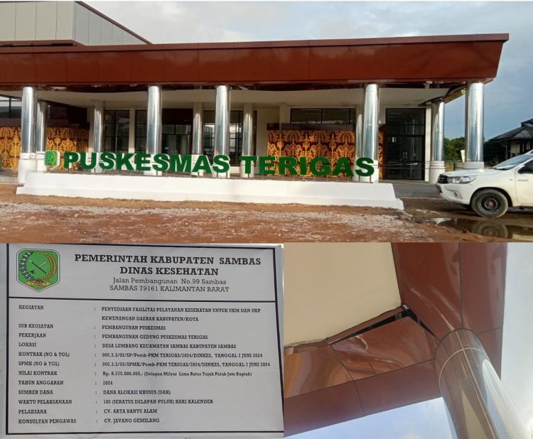 Abaikan Kualitas Pembangunan, Inpest Kalbar Kritik Kerusakan Fasilitas Kesehatan Baru