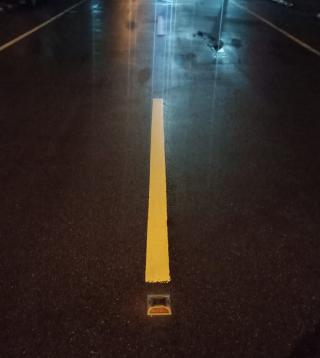 Atribut Marka Jalan Raya, Road Stud Pulau Bengkalis Sudah Tak Berfungsi