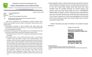 Tenaga Pendidik Dilarang Jual Beli LKS dan Seragam Sekolah, Disdikbud Inhu Surati Kepala Sekolah SD dan SMP