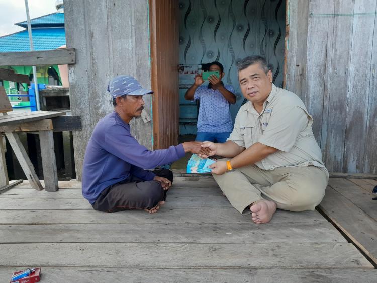 Konsisten Salurkan Gaji Pribadinya, Anggota DPRD Bengkalis Haji Rafee Bantu UMKM di Daerah Pemilihannya