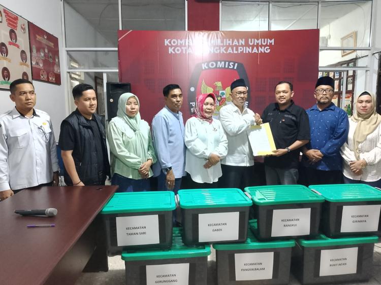Semangat Kotak Kosong Berlanjut: Merdeka Daftar Jalur Independen di Pilkada Pangkalpinang