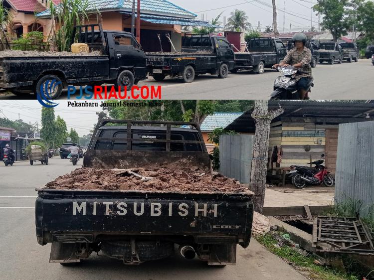 Diduga Capai Ratusan Kubik Tanah Galian C Tak Miliki Izin, APH Polres Bengkalis dan DLHK Diminta Tindak Tegas