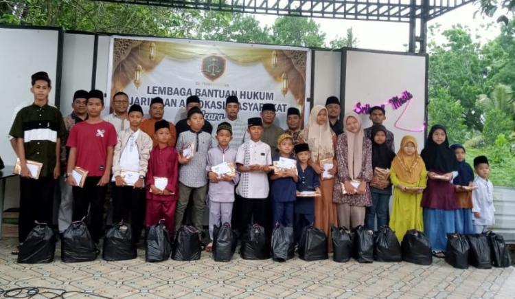 Jelang Buka Puasa, Bersama Mitra Kerja LBH Jaringan Advokasi Masyarakat Santuni Anak Yatim