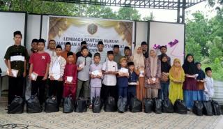 Jelang Buka Puasa, Bersama Mitra Kerja LBH Jaringan Advokasi Masyarakat Santuni Anak Yatim
