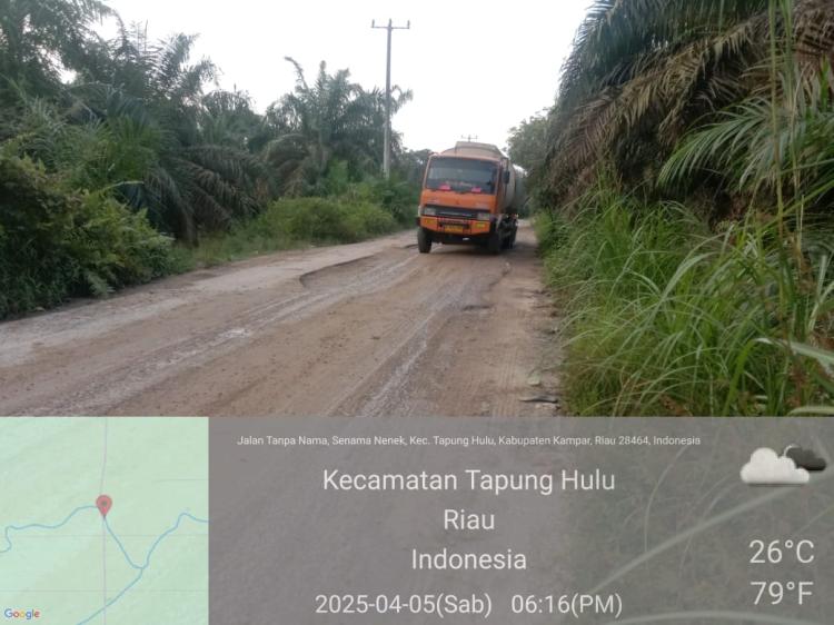 PAC Grip Jaya Tapung Hulu: Rusaknya Jalan Akibat Mobil Truk Oper Kapasitas Muatan
