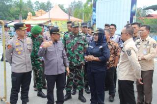 Polres Bengkalis dan Pemkab Lakukan Pengecekan Pos Terpadu dalam Operasi Ketupat Lancang Kuning 2025
