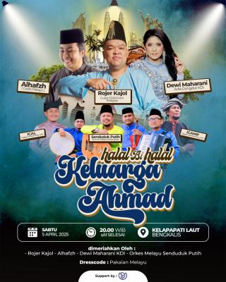 Viral Artis Malaysia dan Ibu Kota Hadir di Halal Bihalal Keluarga Ahmad Bengkalis