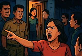 Drama Rumah Tangga Pegawai Pemkot Pecah di Gang Salak, Warga Jadi Saksi