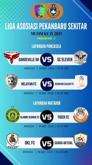 Suara Aktual FC vs GKL FC: Laga Pembuka Liga LAPS Pekanbaru Siap Panaskan Lapangan