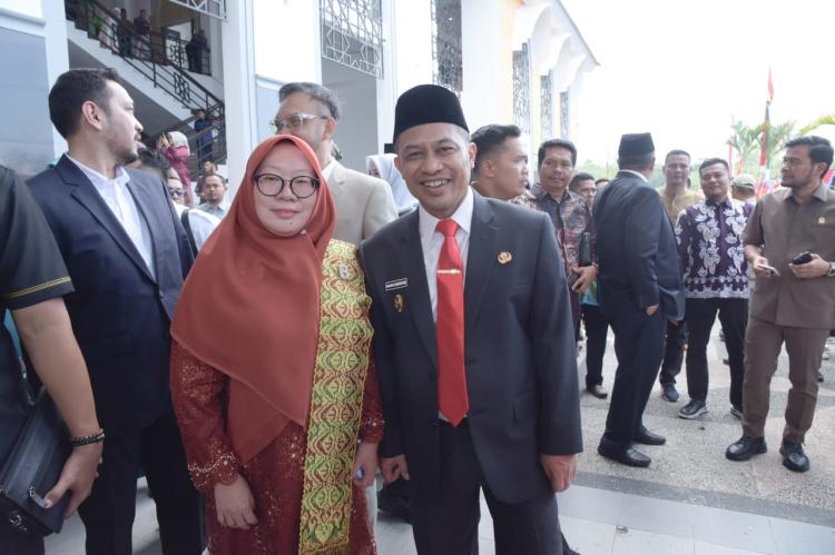 Wabup Bengkalis Hadiri Pelantikan Bupati dan Wakil Bupati Siak, Perkuat Sinergi dan Kolaborasi