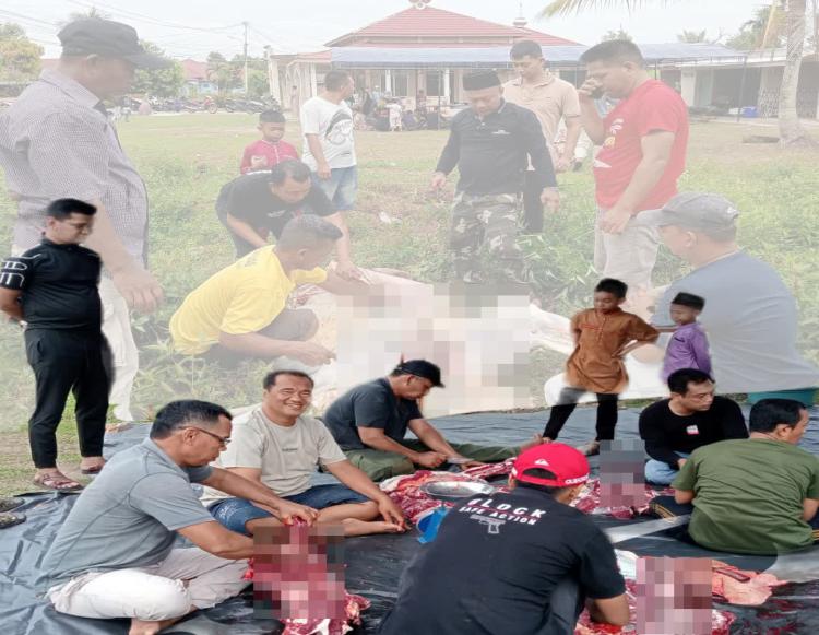 Alhamdulillah, Musholla Az-Zuraidah Sembelih Hewan Qurban 2 Ekor Sapi