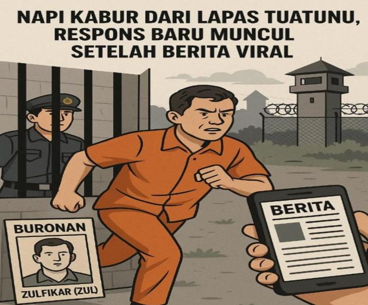 Narapidana Kabur dari Lapas Tuatunu, Respons Baru Muncul Setelah Media Menyorot