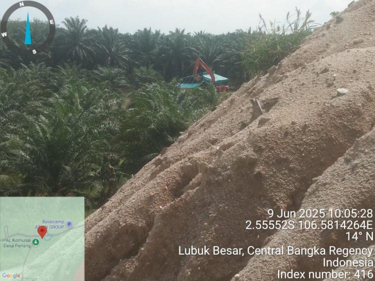 Hukum Dilecehkan, Hutan Dibabat: Oknum TNI Terlibat Tambang Ilegal di Bangka Tengah