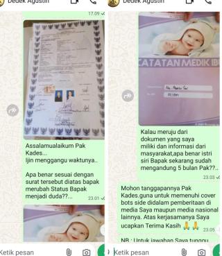 Skandal Asmara dan Dugaan Kehamilan Wanita Berinisial NS, Diduga Kades Sumber Sari Palsukan Status Demi Nikah Siri