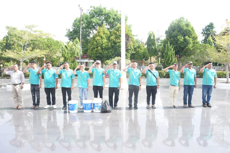 Bakti Sosial Ke TMP Kesuma Ksatria Dilakukan IKPTB  Menyambut HUT Ke-80 RI