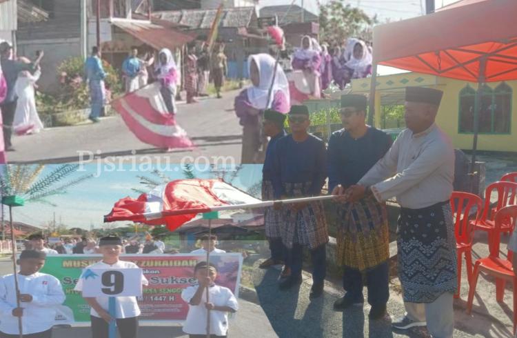 Luar Biasa, Pelepasan Pawai Taaruf MTQ ke-XVIII Desa Senggoro Diikuti 10 Kalifah Perwakilan