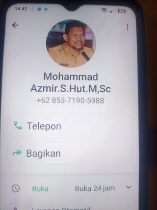 Nama Kadis Perkebunan Bengkalis Dicatut untuk Menipu
