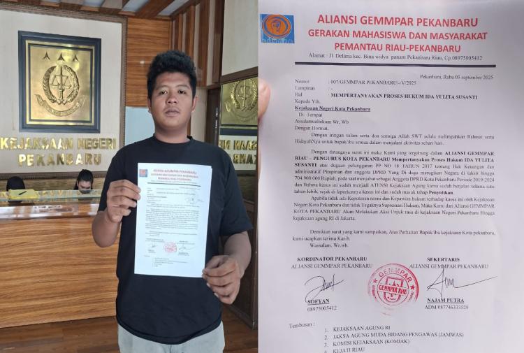 Supremasi Hukum Dipertaruhkan, GEMMPAR Desak Proses Hukum Ida Yulita di Pekanbaru