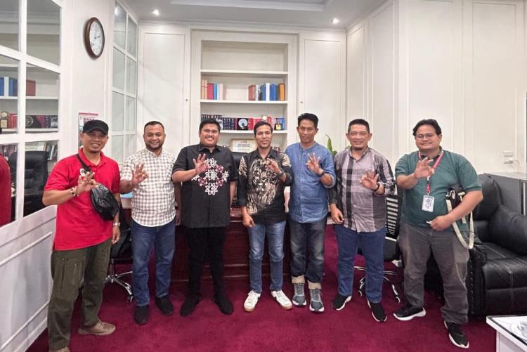 Septian Nugraha Sambut Audiensi PWI Bengkalis, Tegaskan Pentingnya Peran Pers