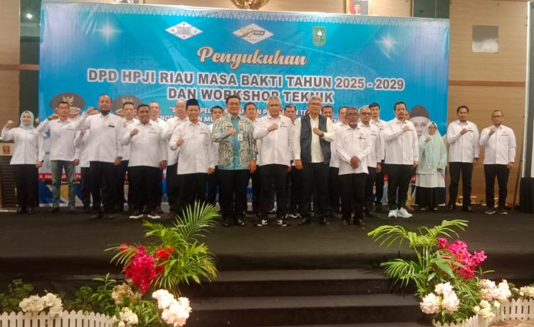 Hadiri Pengukuhan Pengurus DPD HPJI Riau, Sekdaprov; Semangat Baru, Perkuat Sinergi Membangun Negeri