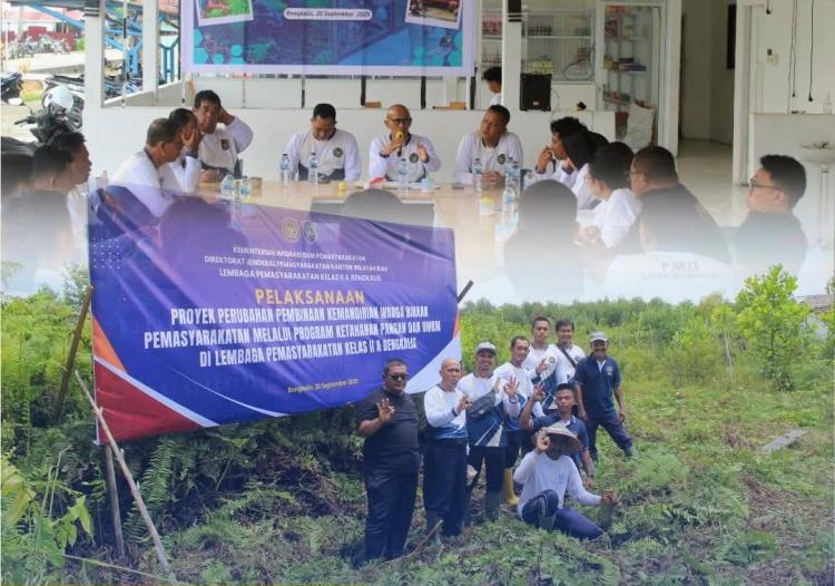 Pembinaan Kemandirian Melalui Program Ketahanan Pangan dan UMKM, WBP Dapat "Berkarya di Balik Jeruji"