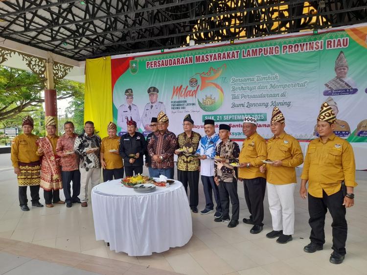 Tetap Bersama Membangun Provinsi Riau, Milad ke 5 Tahun Dihadiri 600 Permas Lampri di Siak