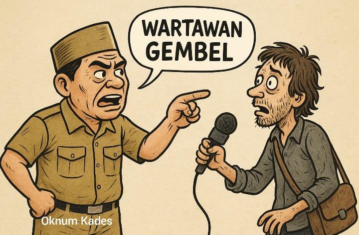 Arogan Kades Cibatuireng Sebutan "Wartawan Gembel", Terancam Berurusan Dengan Polisi