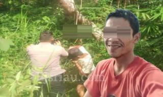 Sosok Mayat Ditemukan Tergantung di Pohon Karet Desa Wonosari, Bambang: Itu Anak Saya!