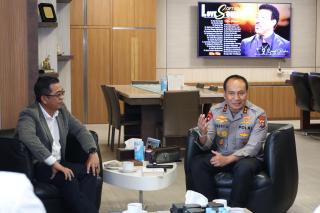 Polri Siap Layani Masyarakat Setiap Saat, Kapolda Terima Audiensi PWI Riau